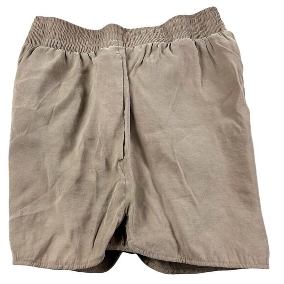Women's H&M Pull-On Shorts Sz Small High-Waist Dark Beige Elastic Waist - Picture 5 of 6